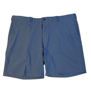 Ben Hogan Performance Mens Golf Shorts 42 Blue Denim Heather Stretch UPF 50 NWT